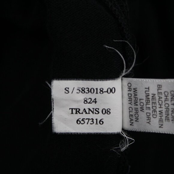 Banana Republic Sweatshirt Adult XL Black 1/4 Zip Mock Neck L/S Stretch Sweater - Picture 9 of 13